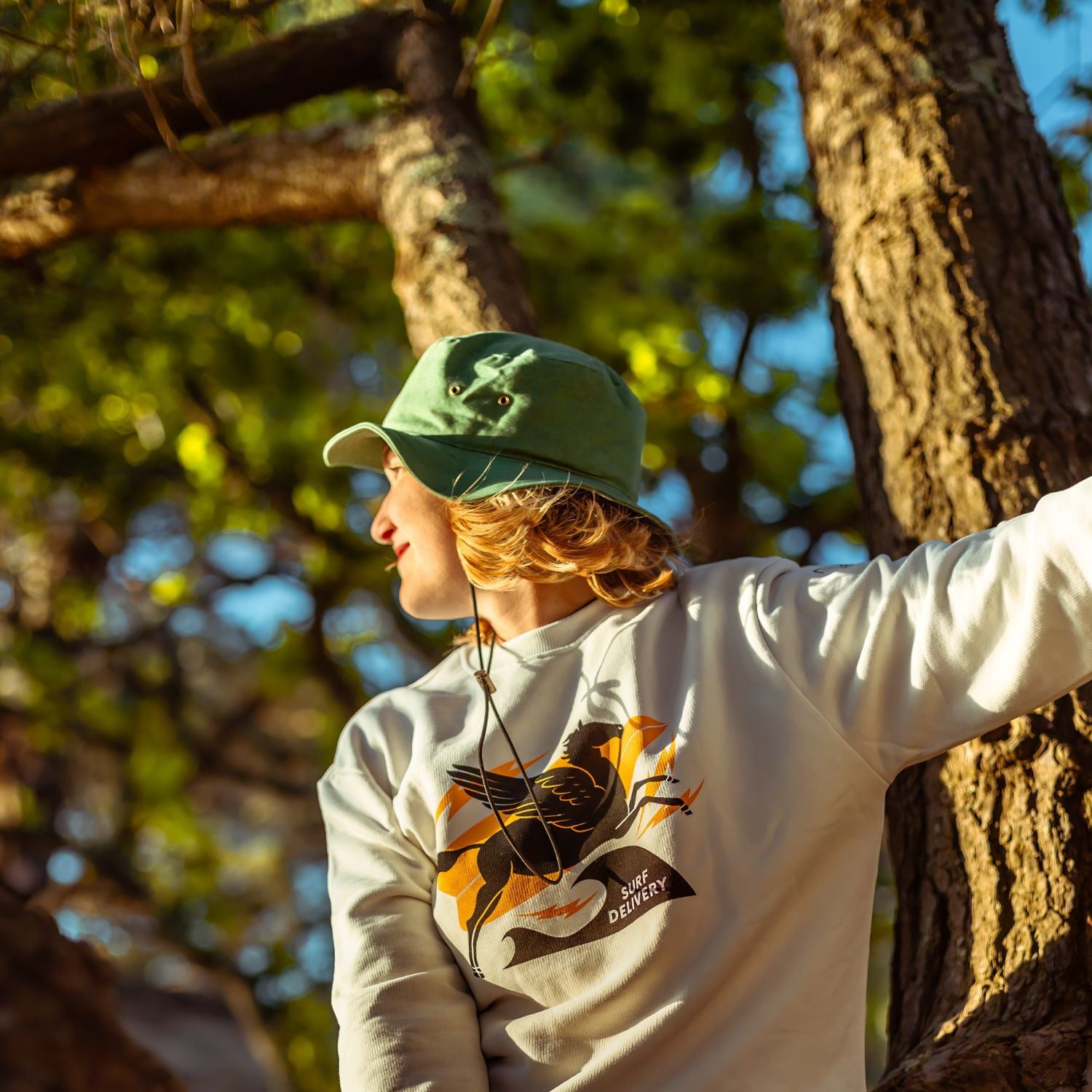 Organic Bucket Hat Dark Green