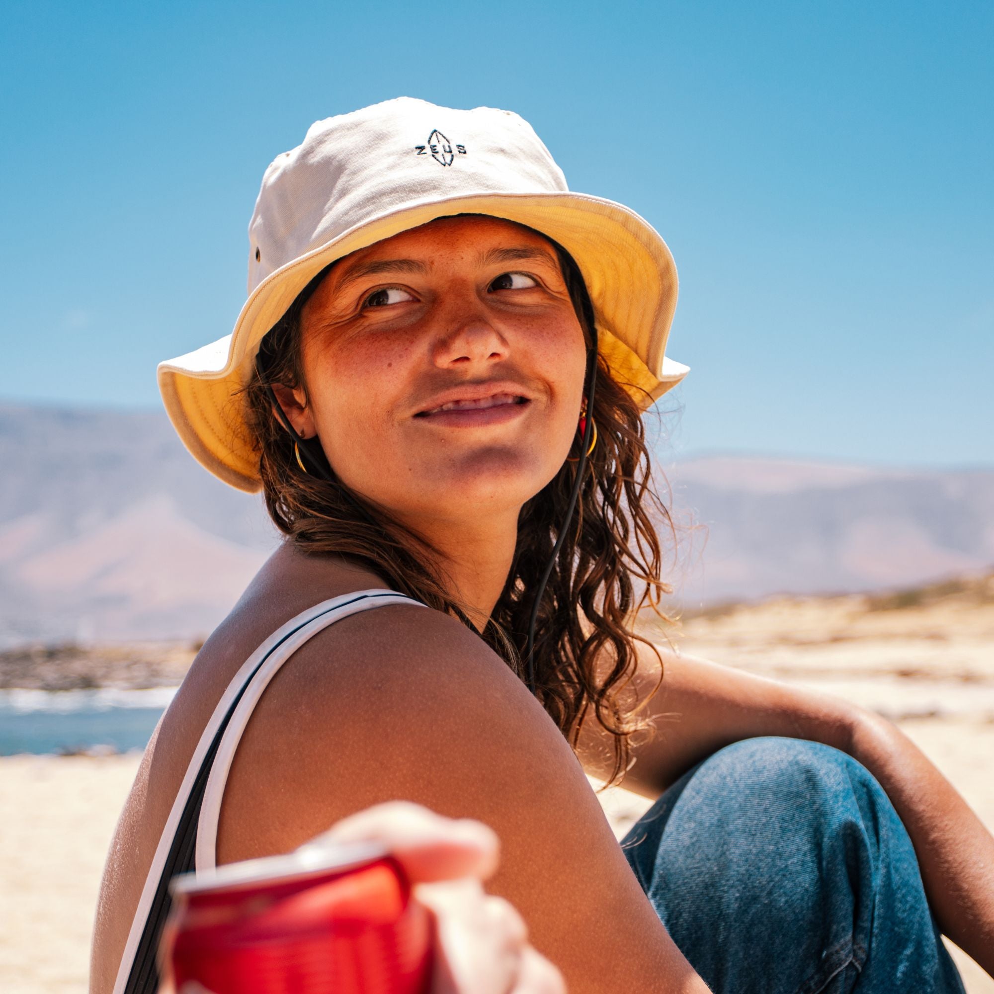 Surfer Bucket Hat Brown