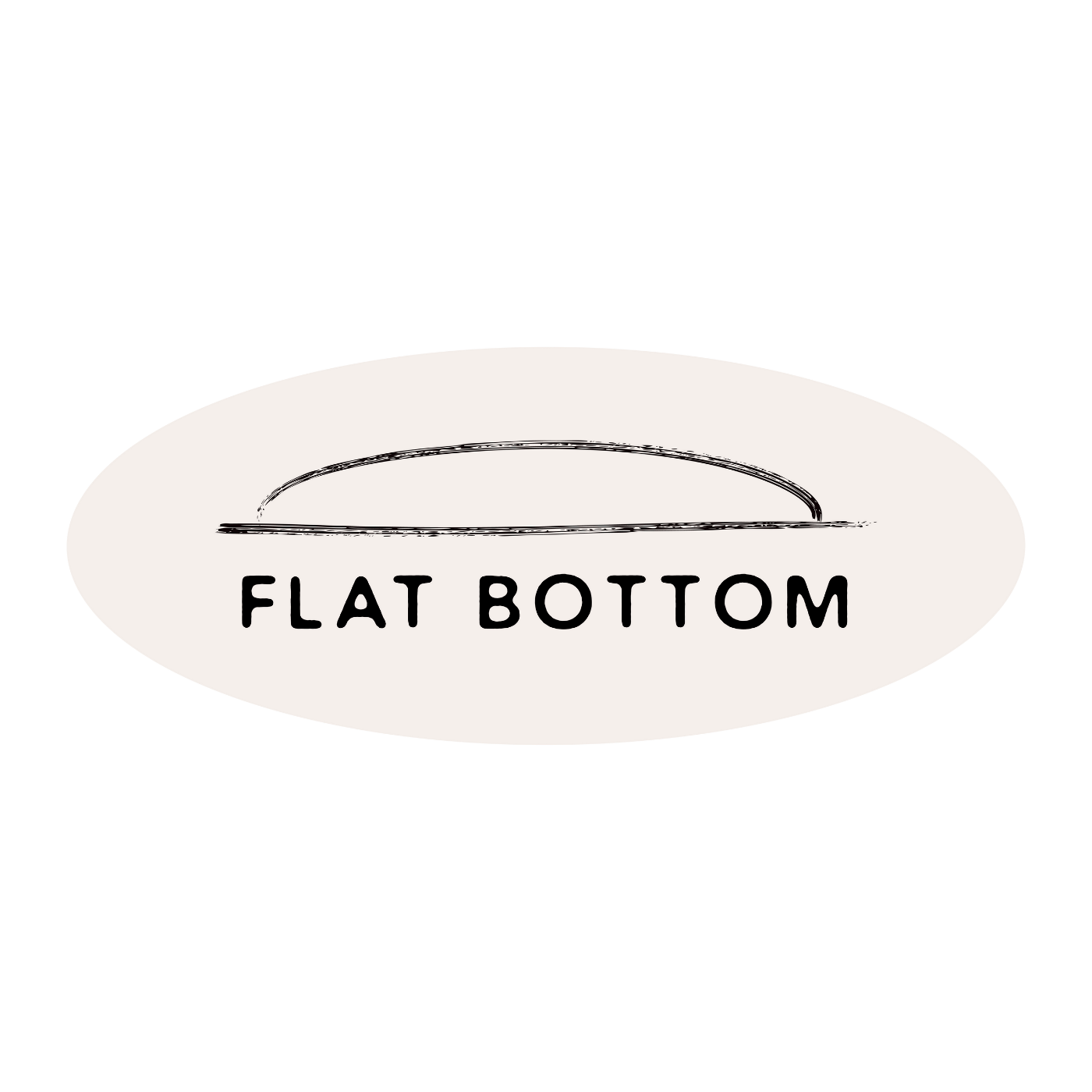 un icon de shape de surf flat bottom