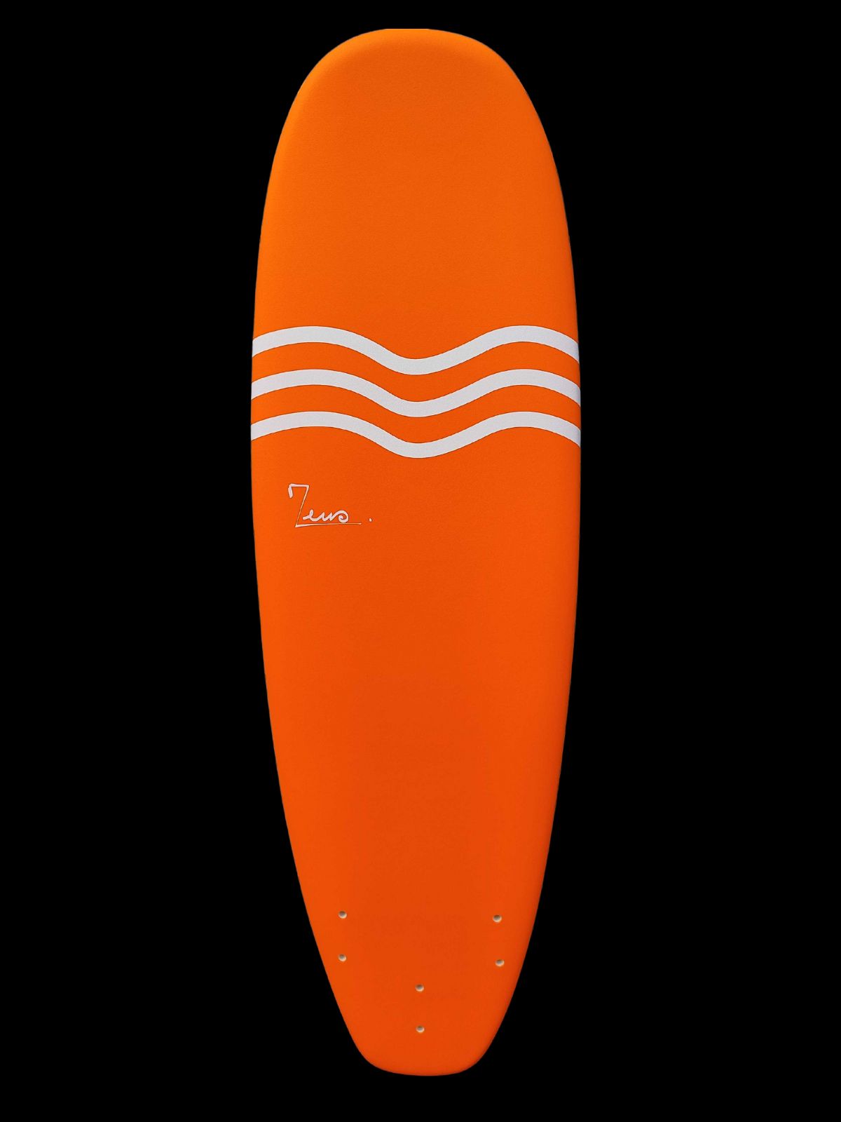 Planche de surf en mousse 6'6 orange pour les débutants